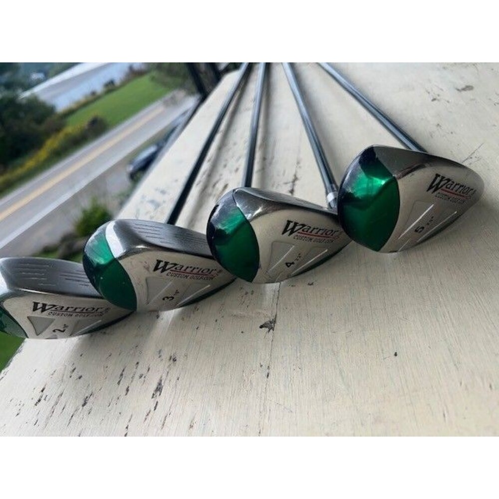 Warrior Custom Golf 2/3/4/5 Hybrid Set RH Graphite Shafts Golf Pride Grips 39”-4